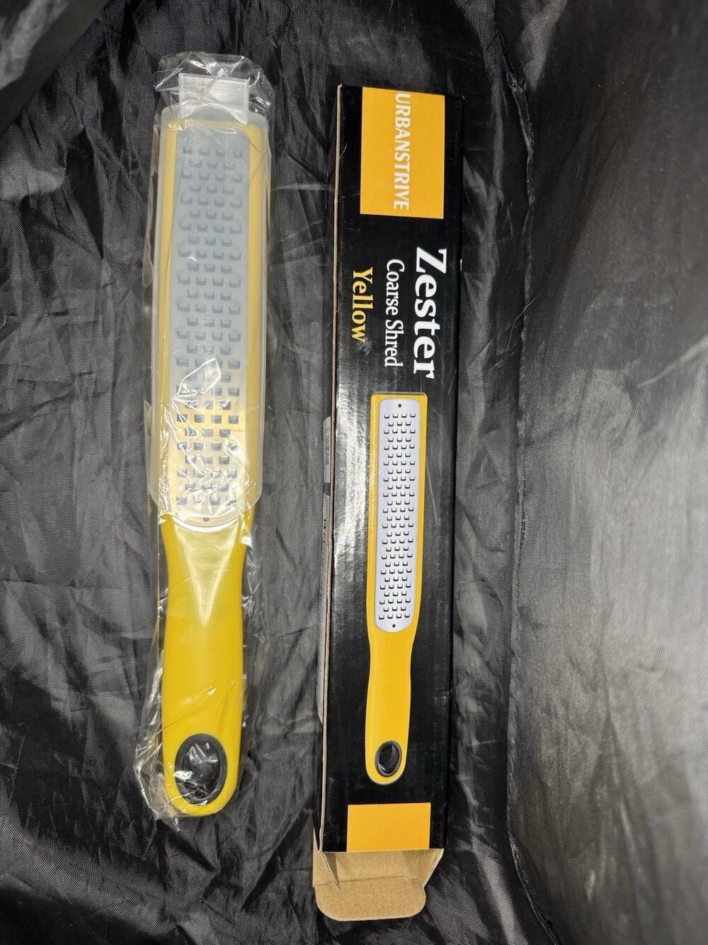 4 x Urbanstrive Multi-Purpose Zester Coarse Shred With Non Slip Yellow Handle